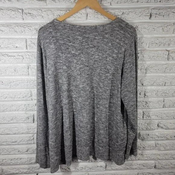 Cato Est 1946 Women's Top 18W/20W Plus Size Gray Pumpkin Glitter NOV78E - Picture 6 of 9